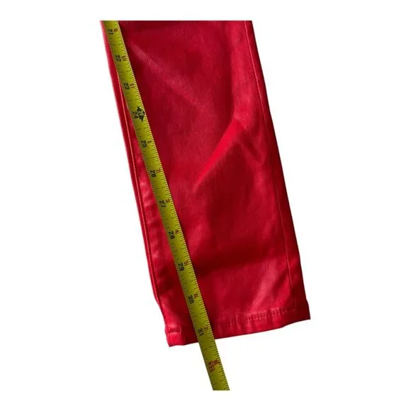 AG Adriano Goldschmied Women's Farrah Skinny Fit style LSS1288 Jeans RED Size 24 - Picture 10 of 12